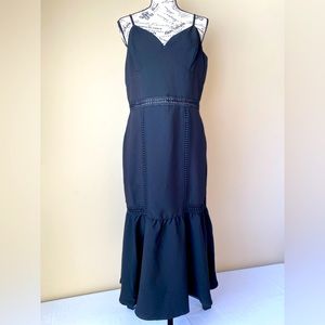 NWT ABS Spaghetti Strap Dress Size L Org $98